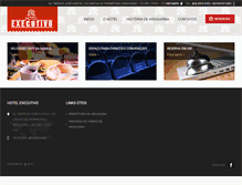 Tablet Screenshot of hotelexecutivo.com.br